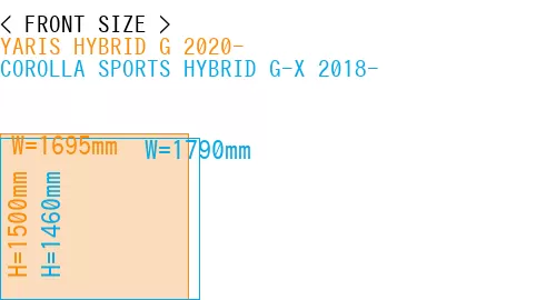 #YARIS HYBRID G 2020- + COROLLA SPORTS HYBRID G-X 2018-